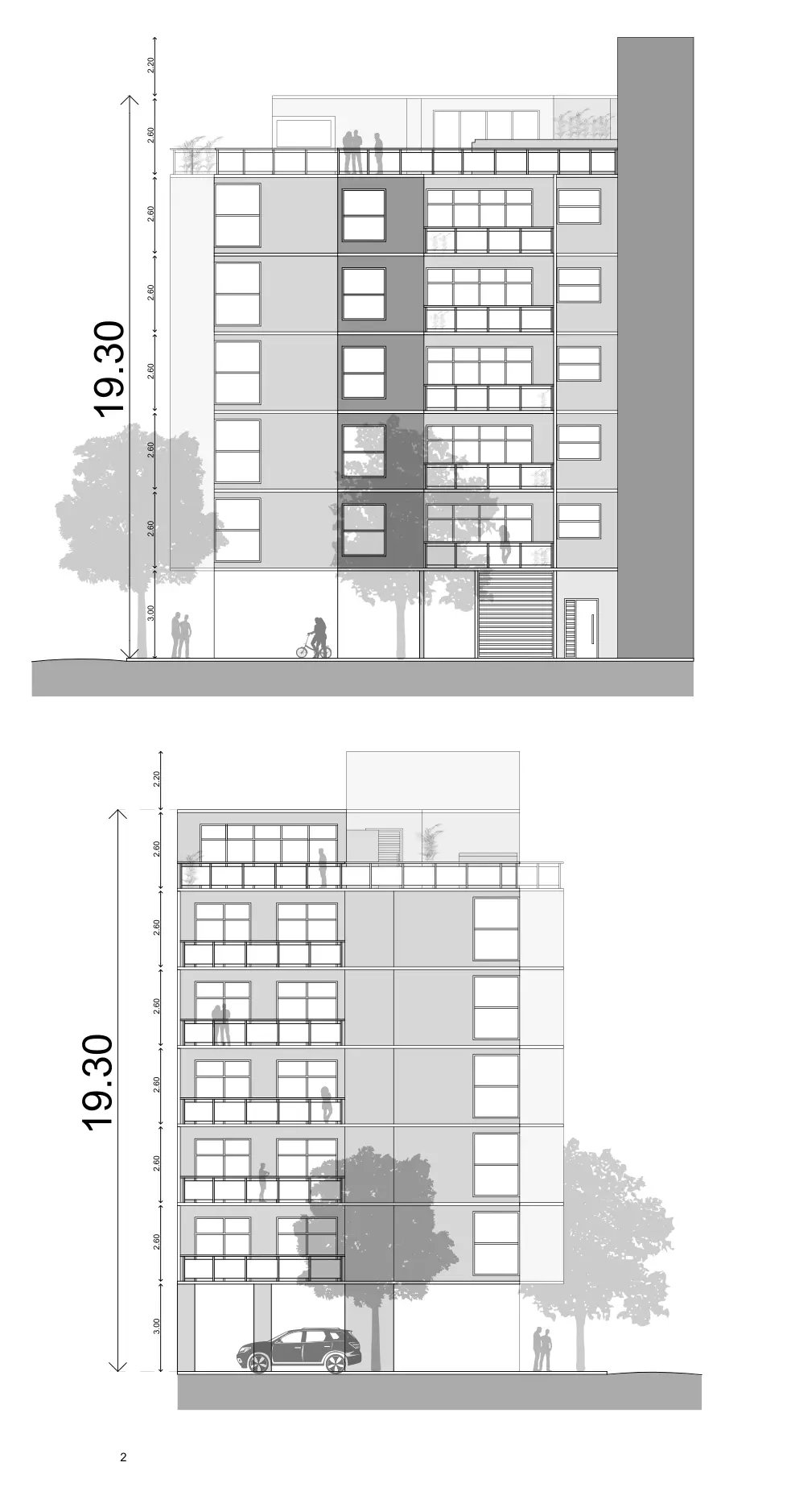 Edificio Calathea__03 · Corte